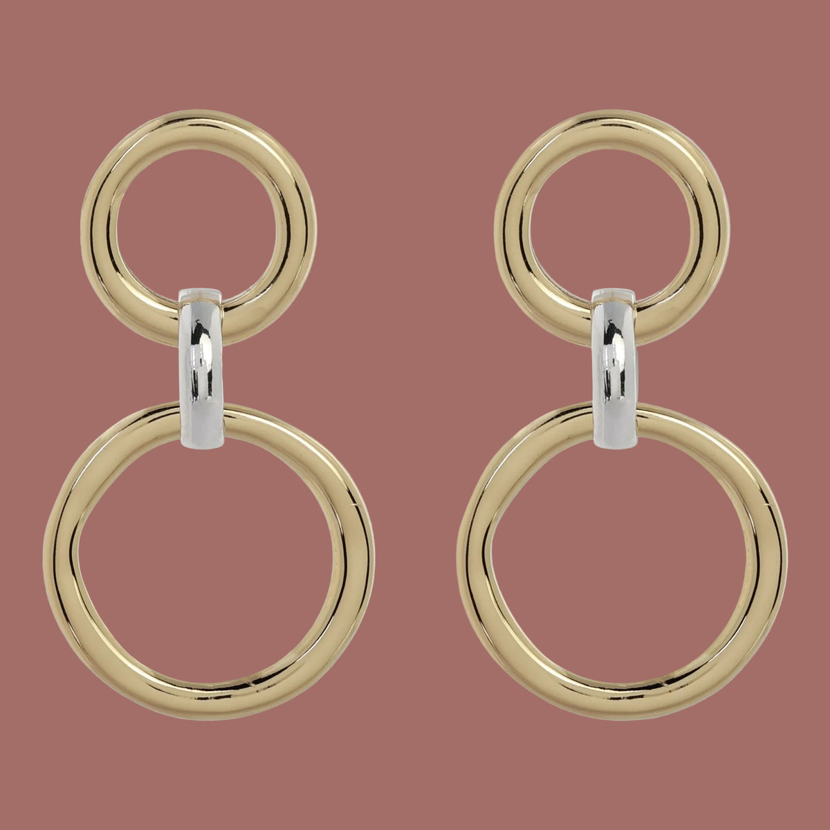 Merx - Double Ring Earrings