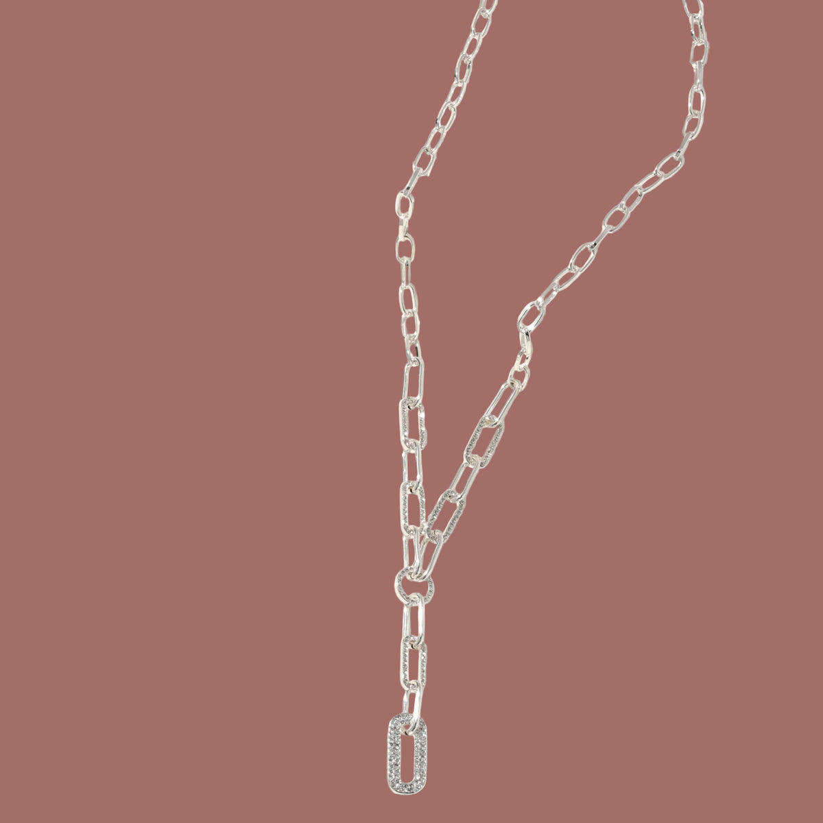 Merx - Silver Toned Chain Necklace