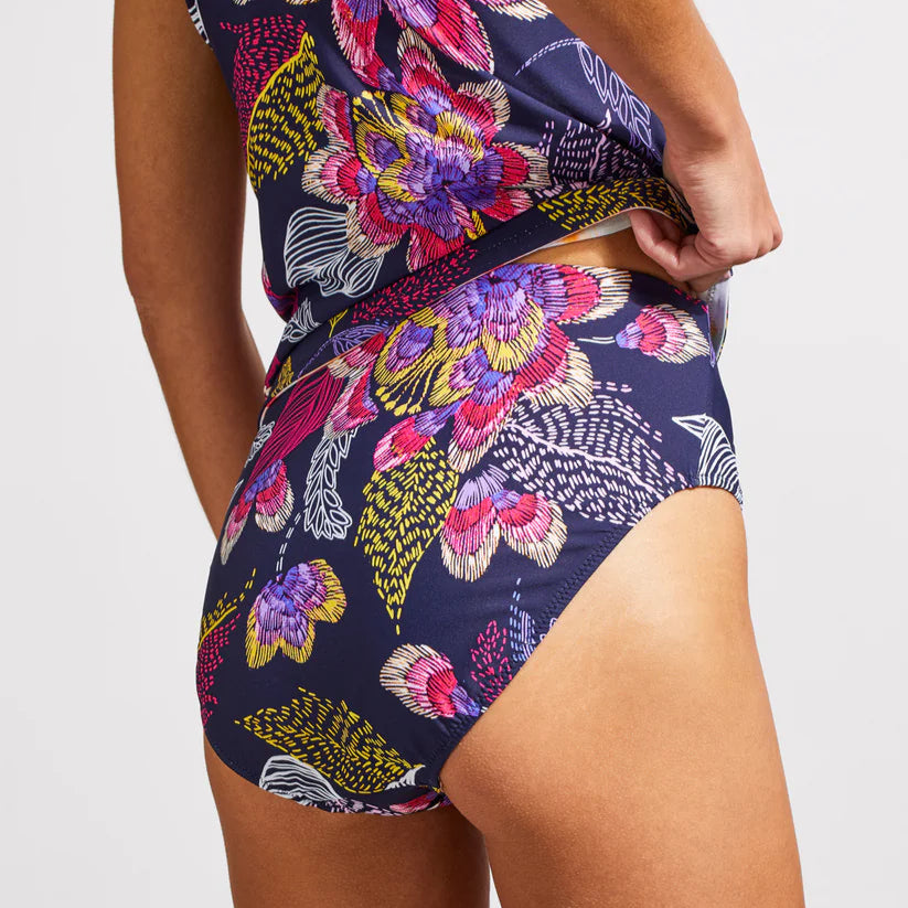 Tribal - Reversible High Waist Bikini Bottom
