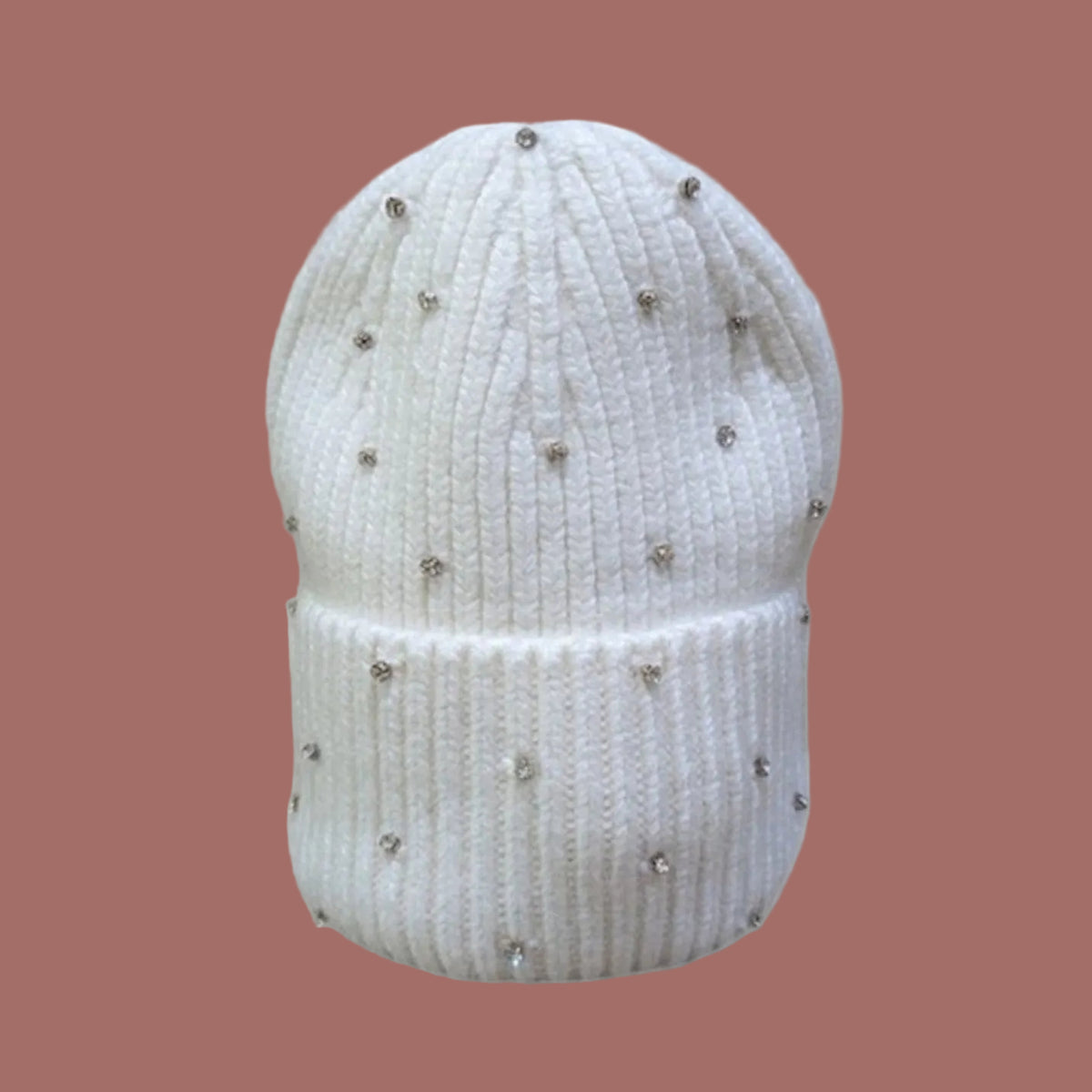 Miss Caprice - Knit Rhinestone Hat