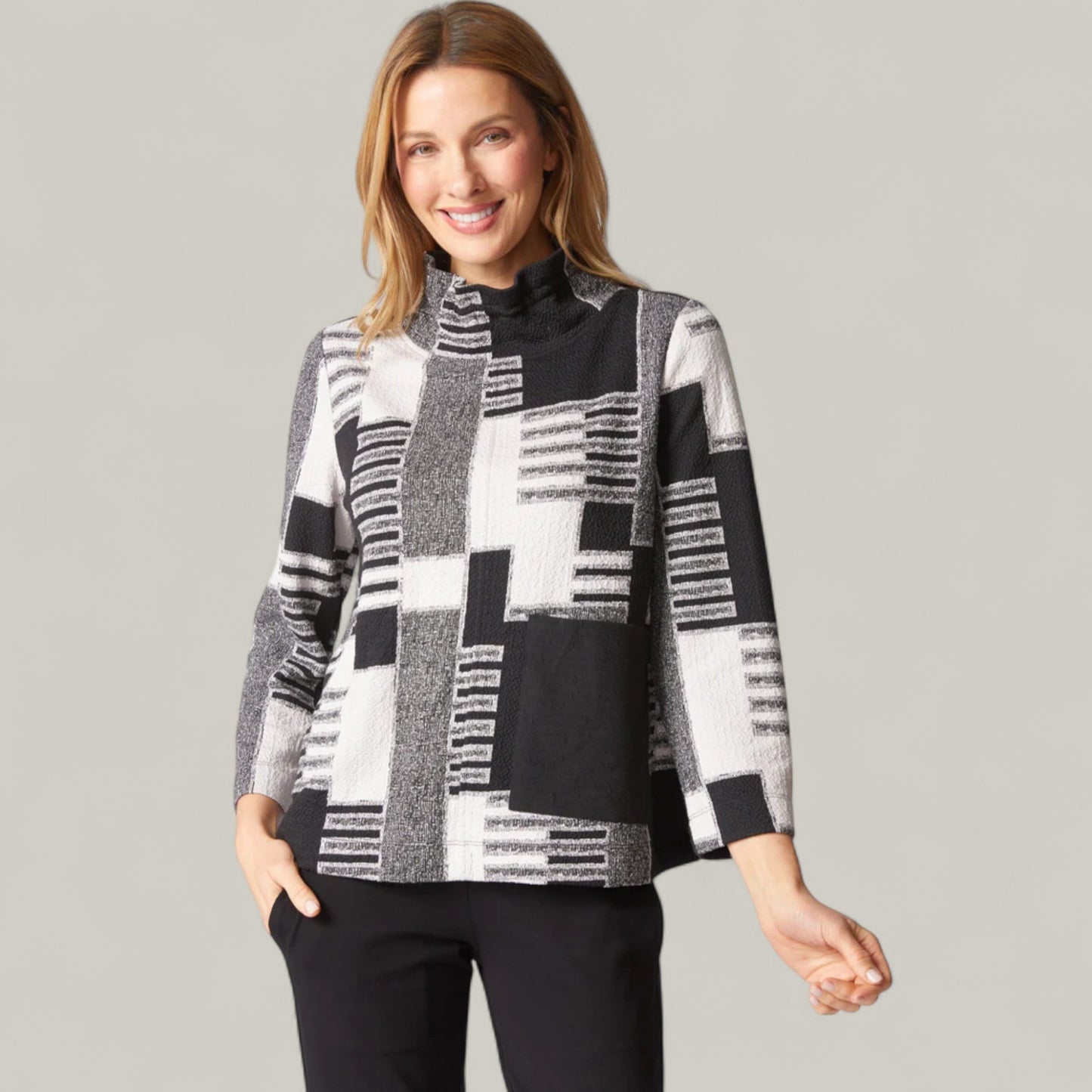 Habitat - Fair and Square Ruched Collar Top