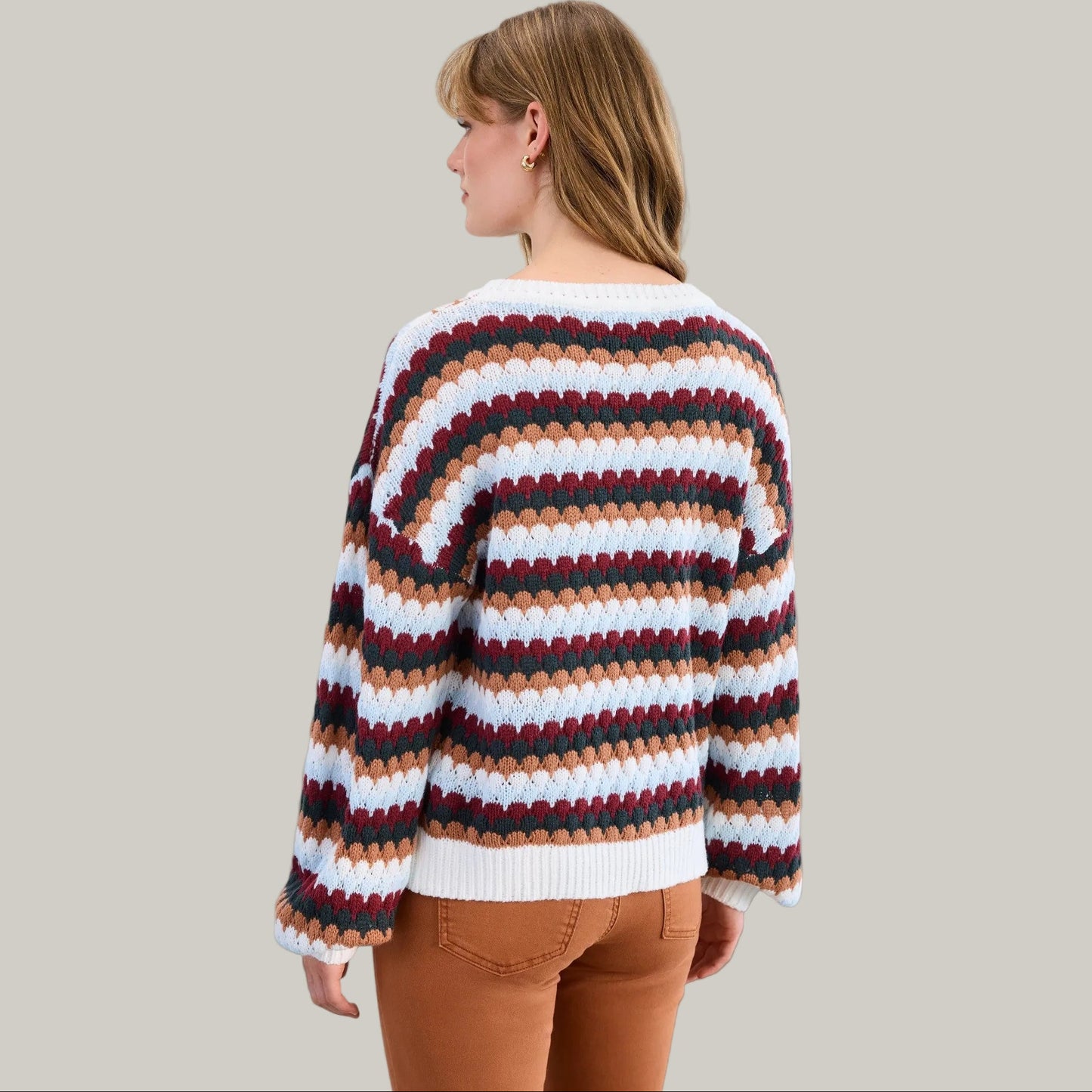 FDJ - Autumn Stripe Knit Pullover