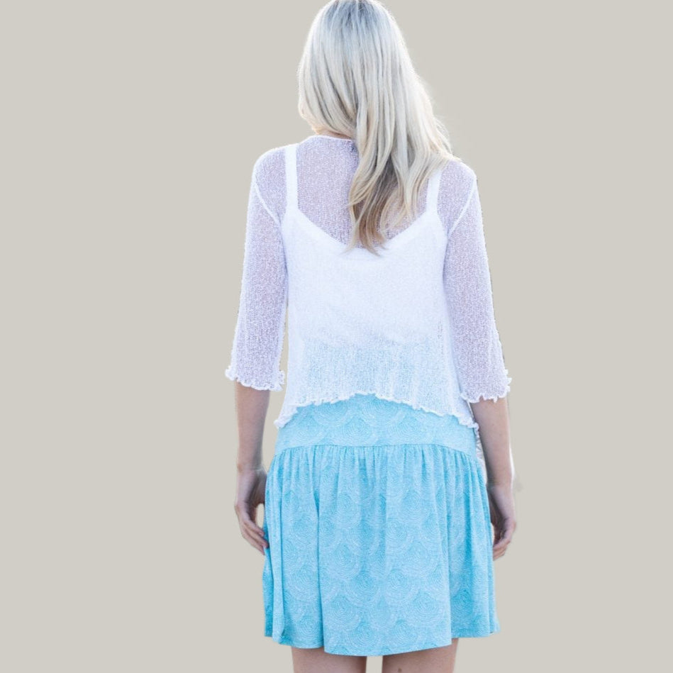 Marble - Open Knit Shrug