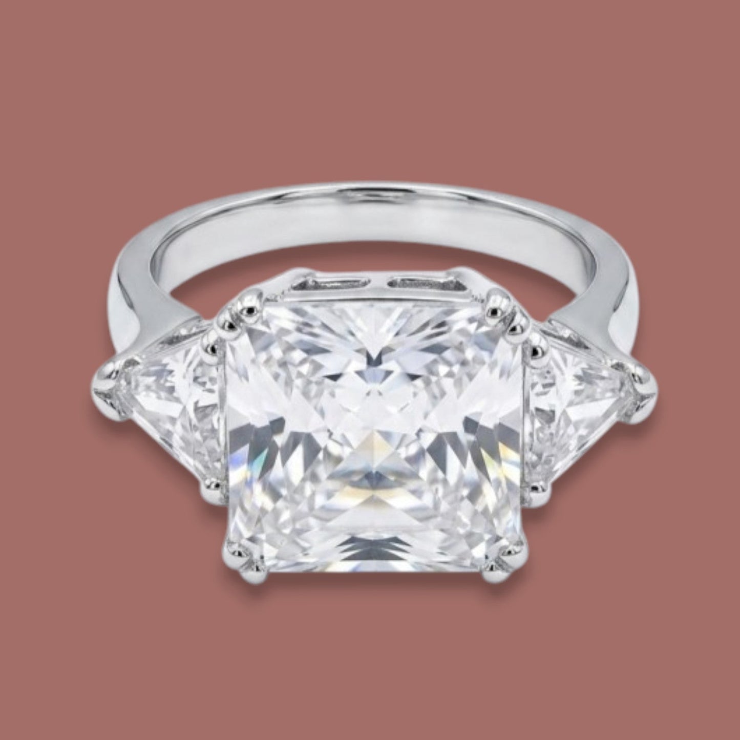 Audrey's - Radiant Three-Stone Ring