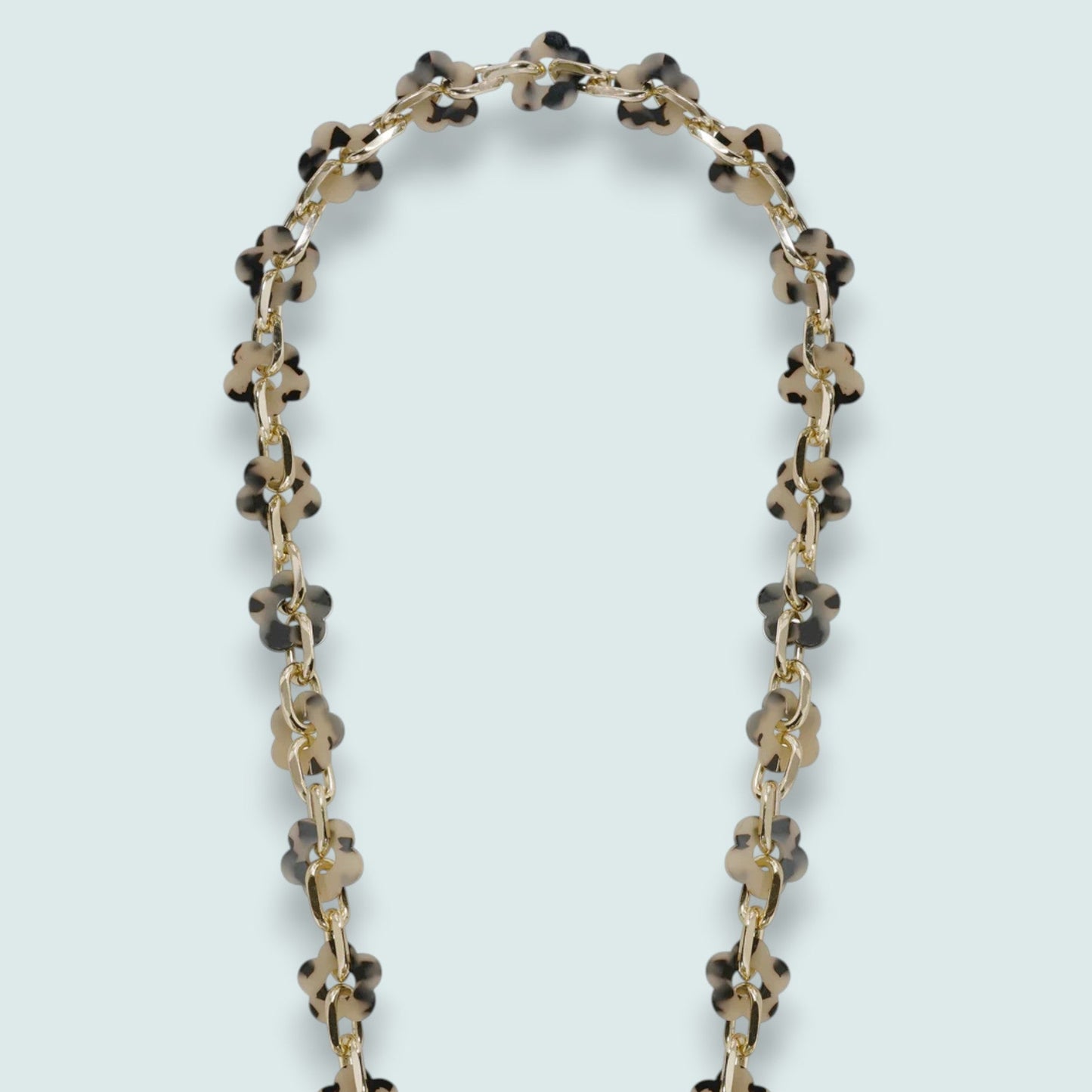 La Coque Française - Cassy Floral Tortoiseshell Phone Chain