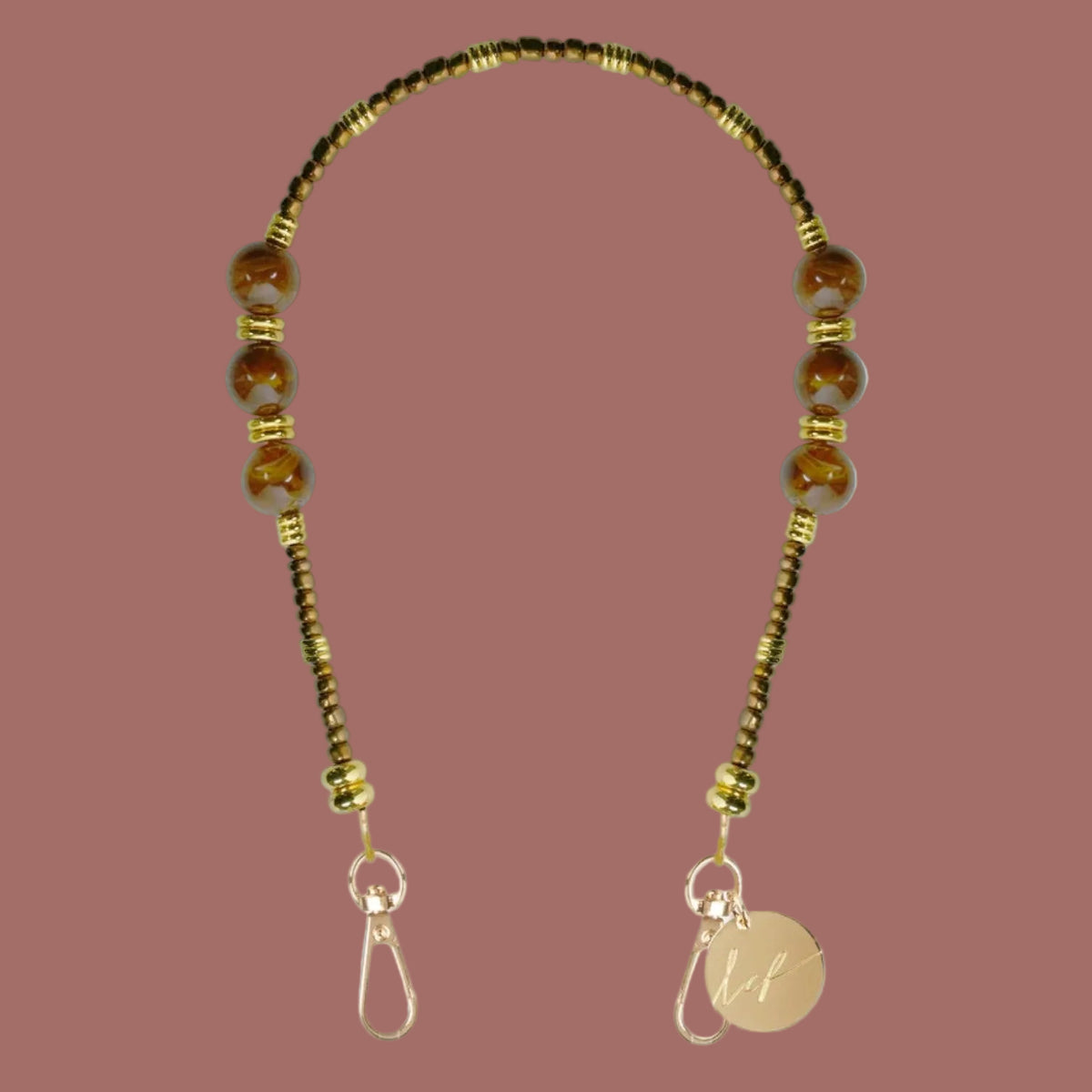 La Coque Française - Iris Bronze Phone Wristlet