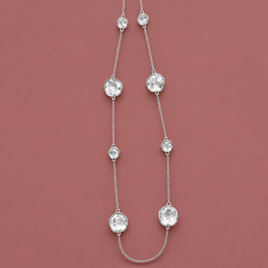 Audrey's - Station-Style Mother-of-Pearl Necklace