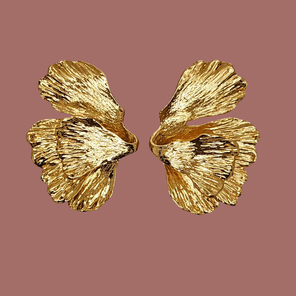 Audrey's - Gold Petal Earring
