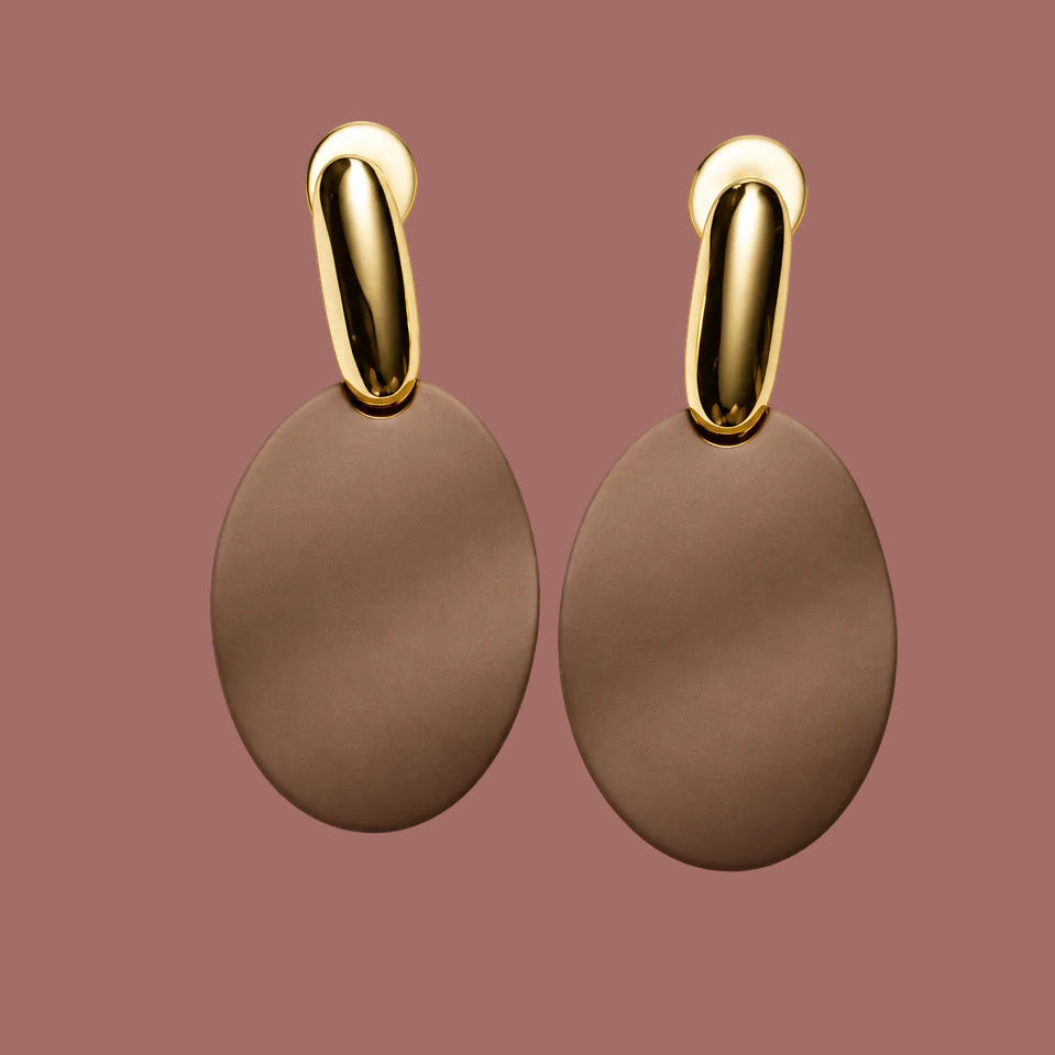 Jacquelin Kent - Golden Terracotta Drop Earring