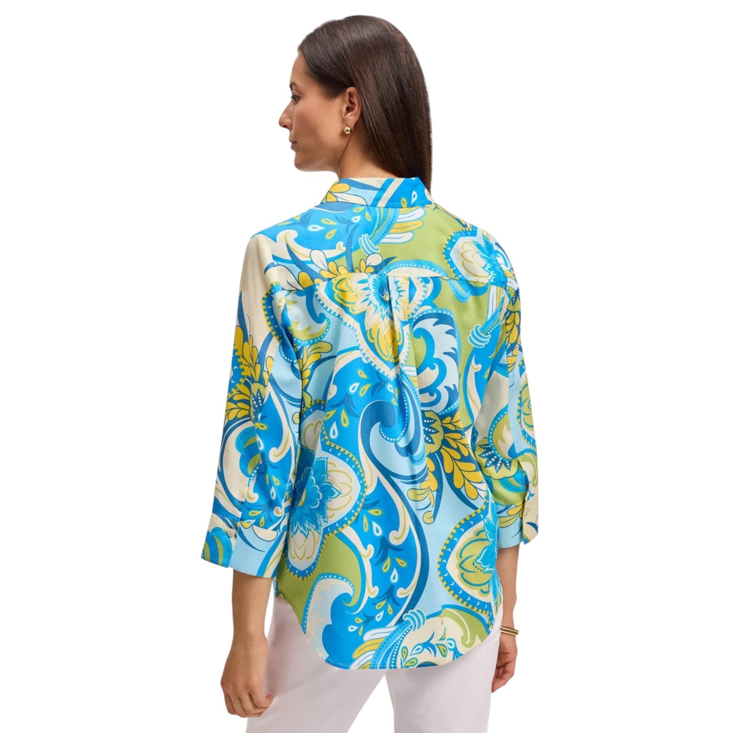 Foxcroft - Margie Floral Paisley Blouse