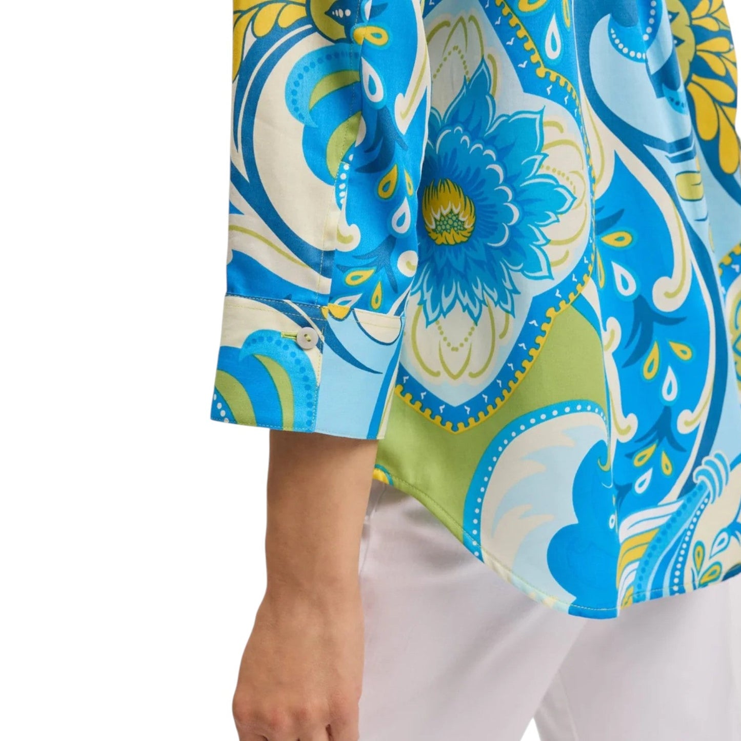 Foxcroft - Margie Floral Paisley Blouse