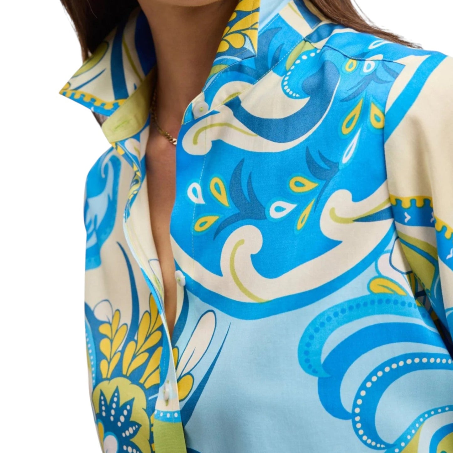 Foxcroft - Margie Floral Paisley Blouse