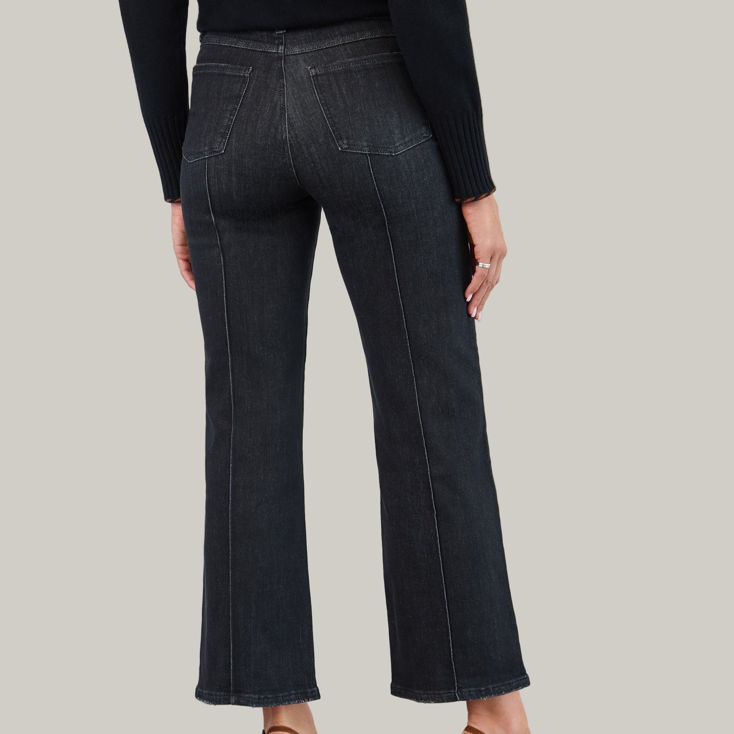 FDJ - Olivia Pintuck Wide Leg Jeans