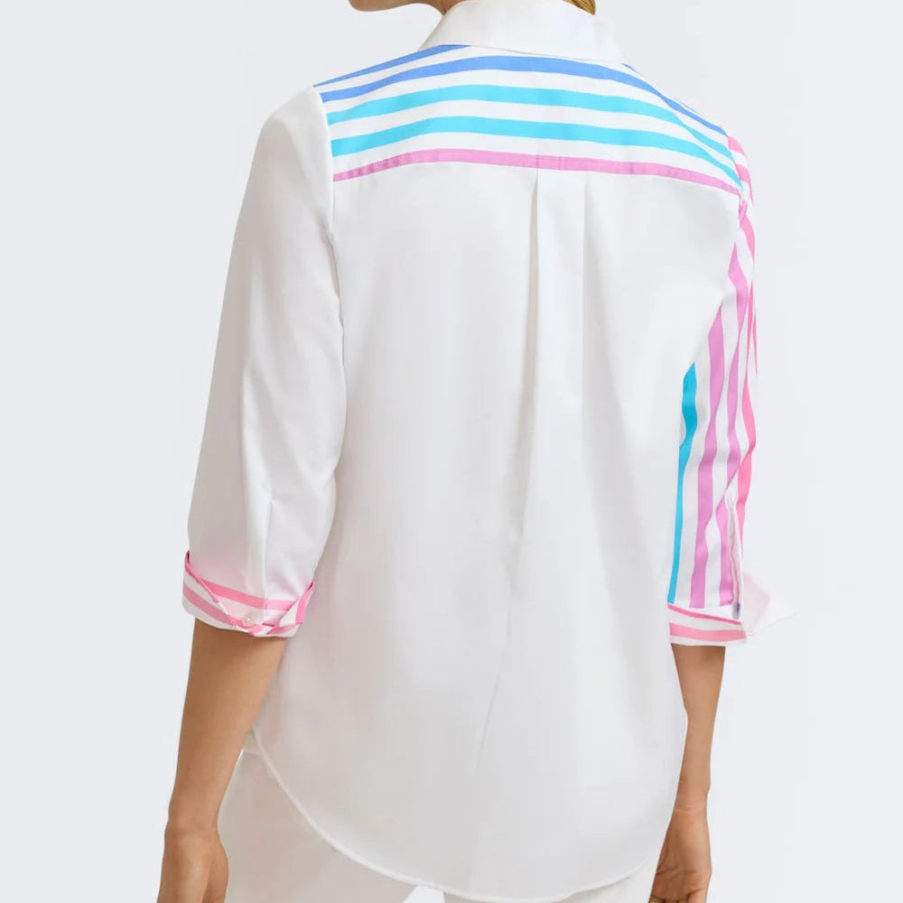 Foxcroft - Charlie No-Iron 3/4 Sleeve Blouse