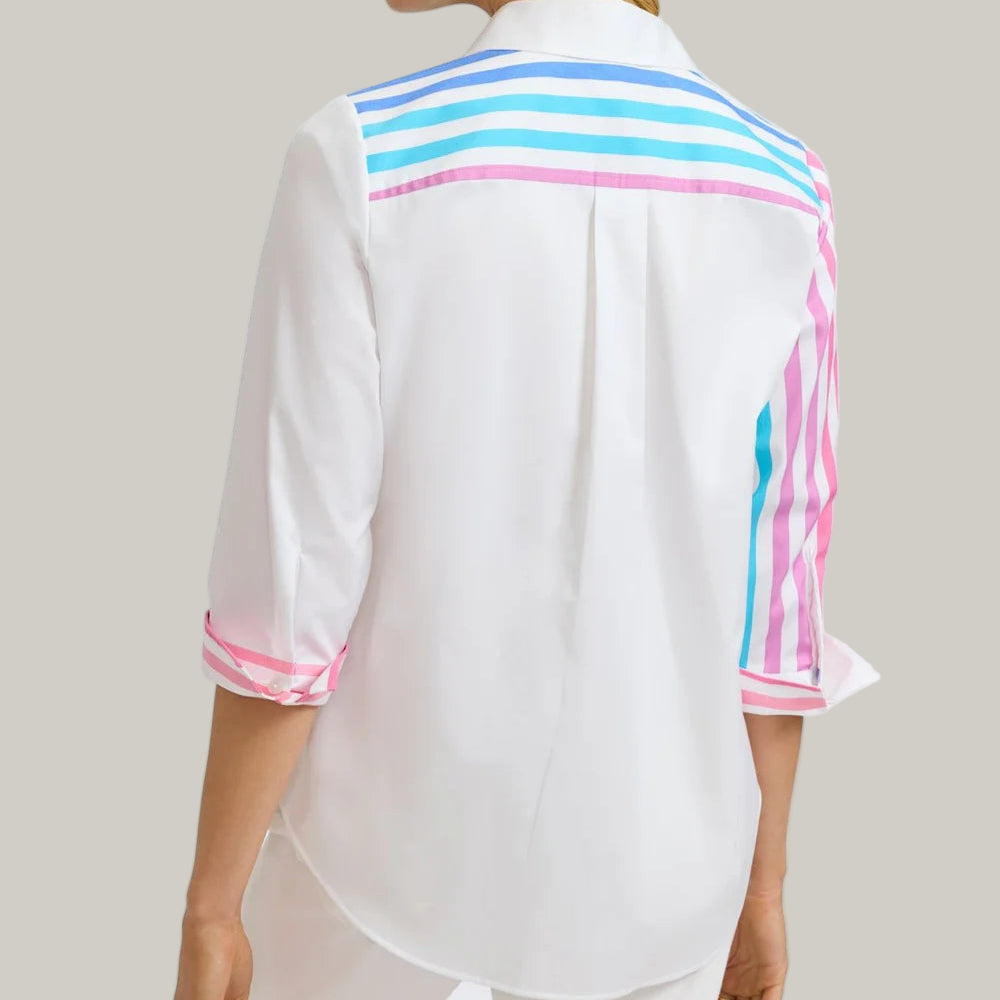 Foxcroft - Charlie No-Iron 3/4 Sleeve Blouse