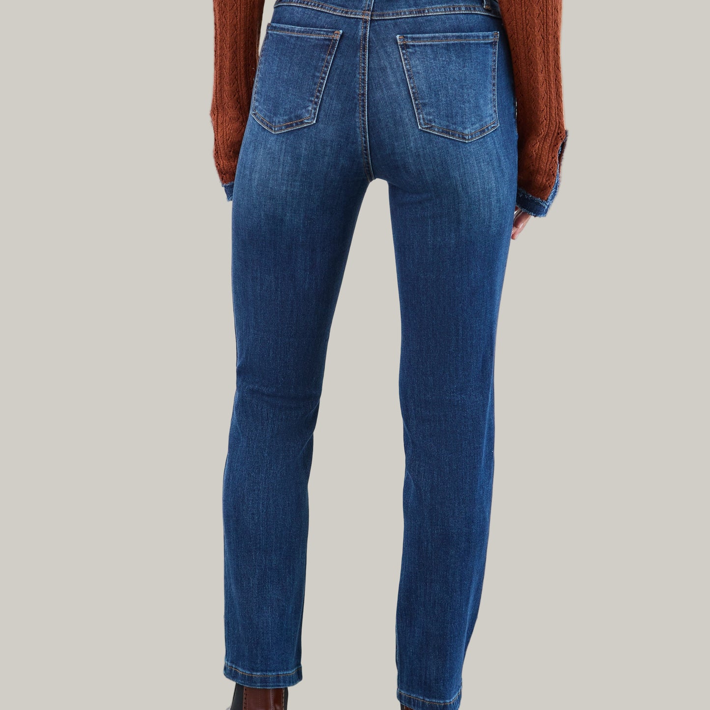 FDJ - Basic Pull-On Straight Leg Ankle Jeans