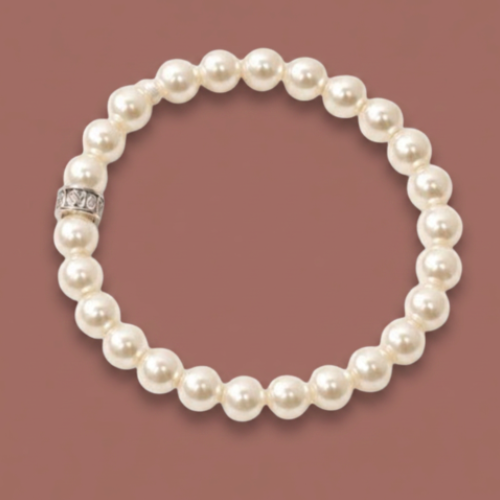 Merx - Classic Pearl Stretch Bracelet
