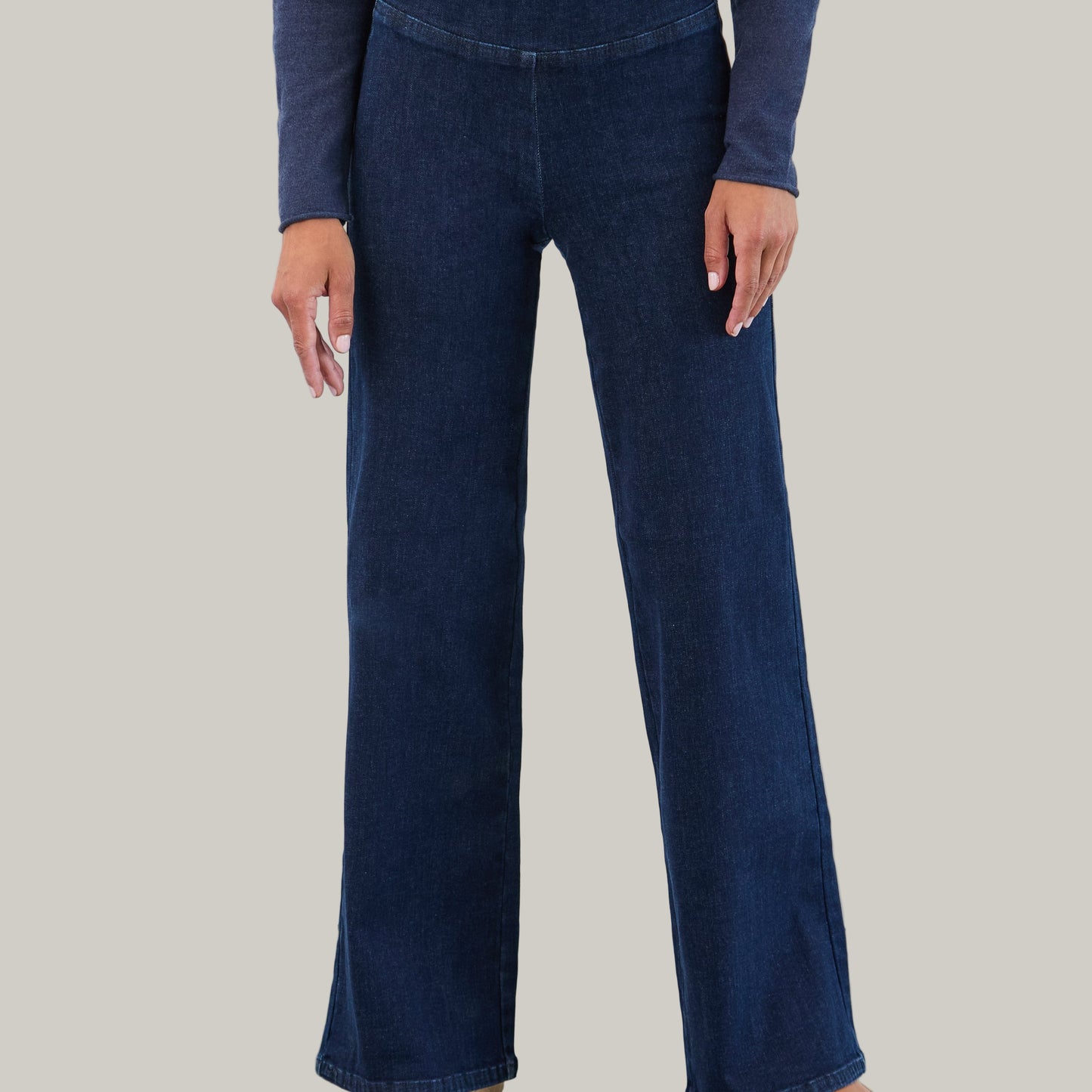 FDJ - Pull-On Wide Leg Denim