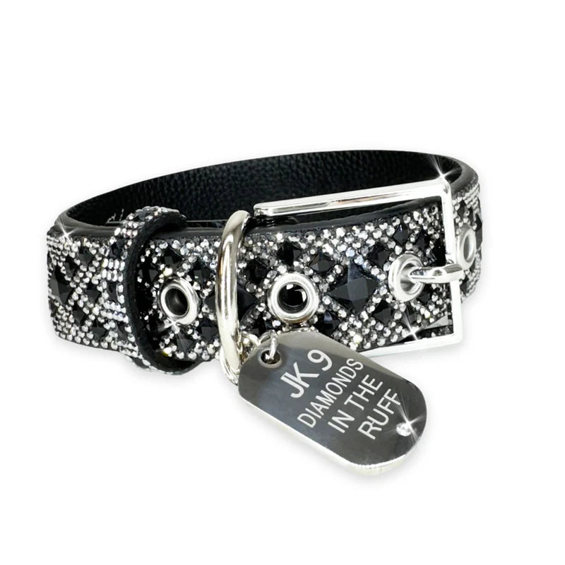 Jacqueline Kent - Medium Diamond In The Ruff Dog Collar