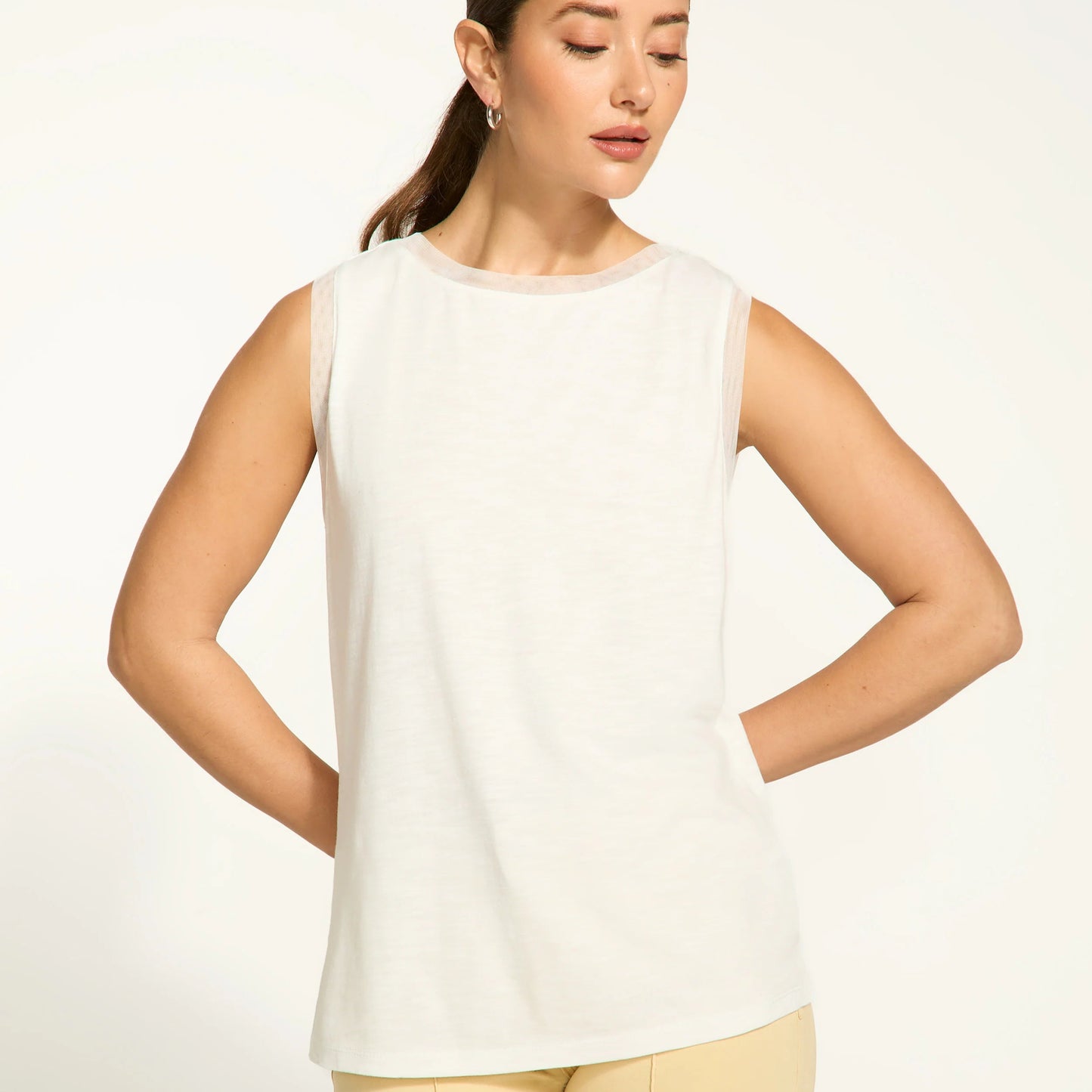 FDJ - Boat-Neck Tank Top