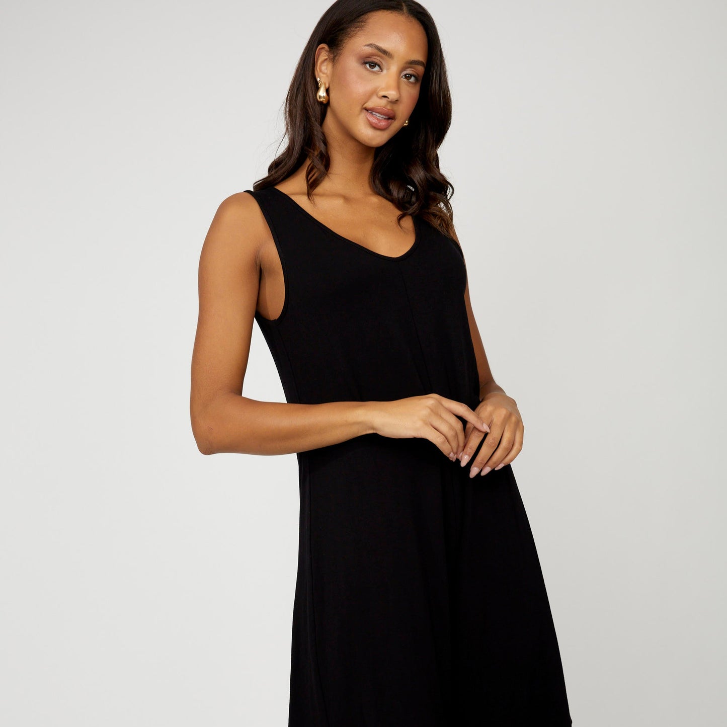 Compli K - Midi V-Neck Jumpsuit