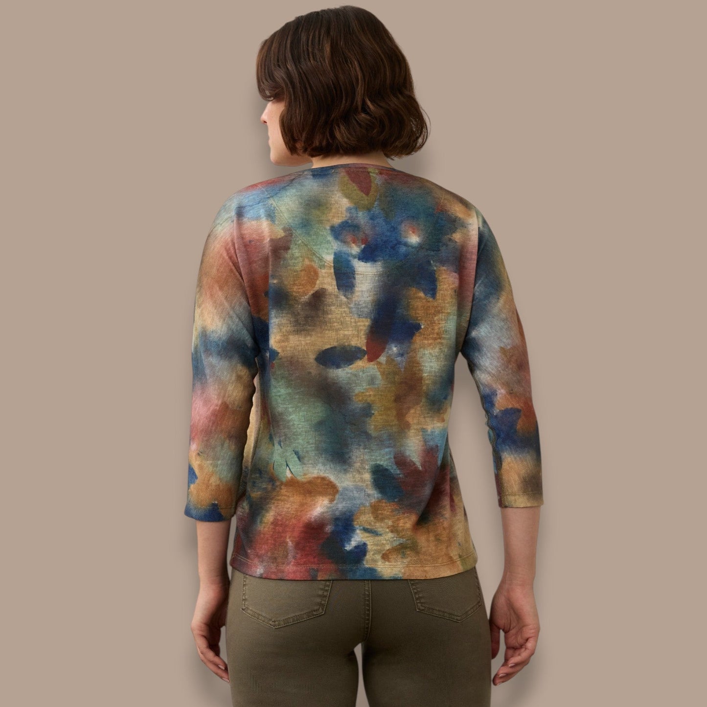 FDJ - Abstract Watercolour Knit Top