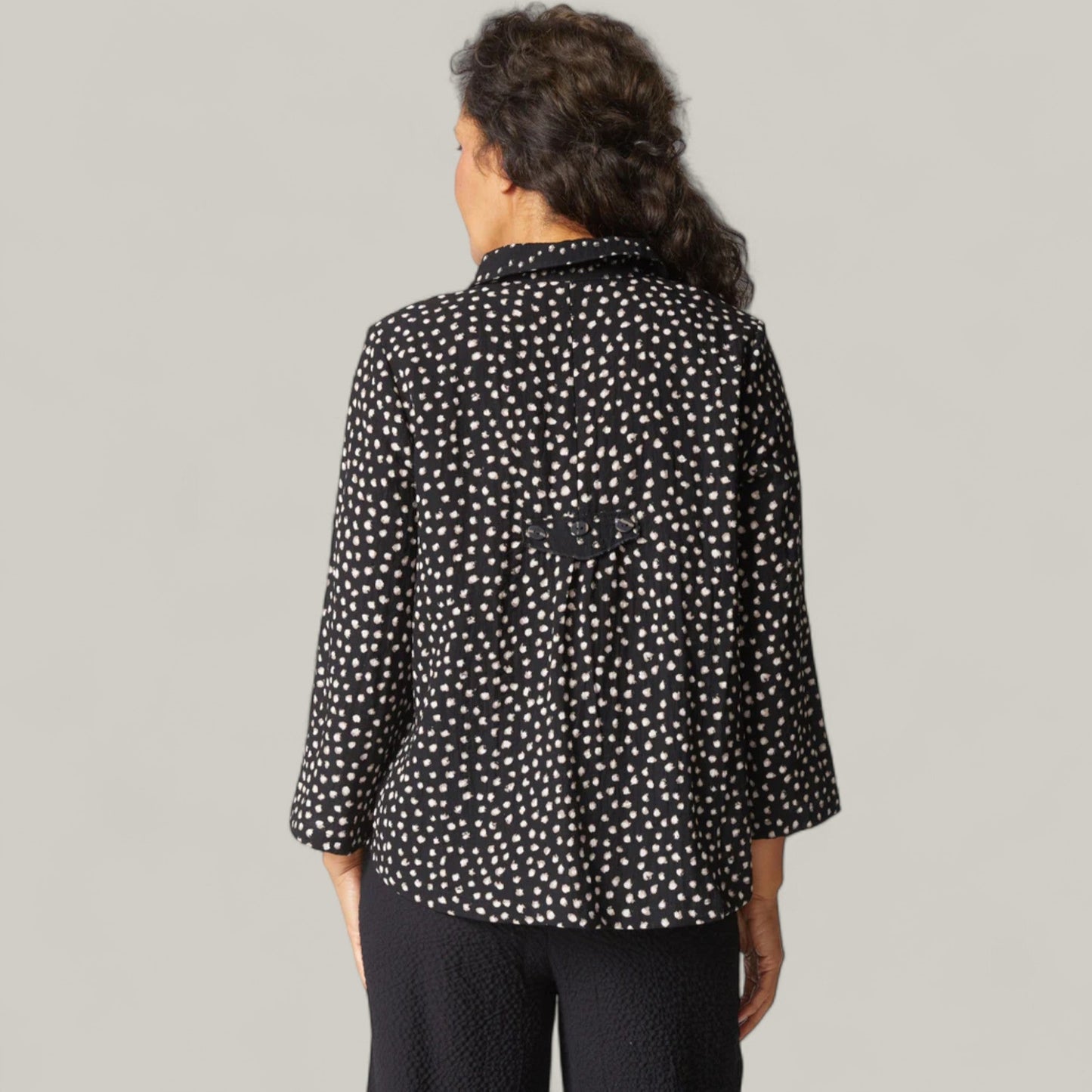 Habitat - Dot Pleat Back Blouse