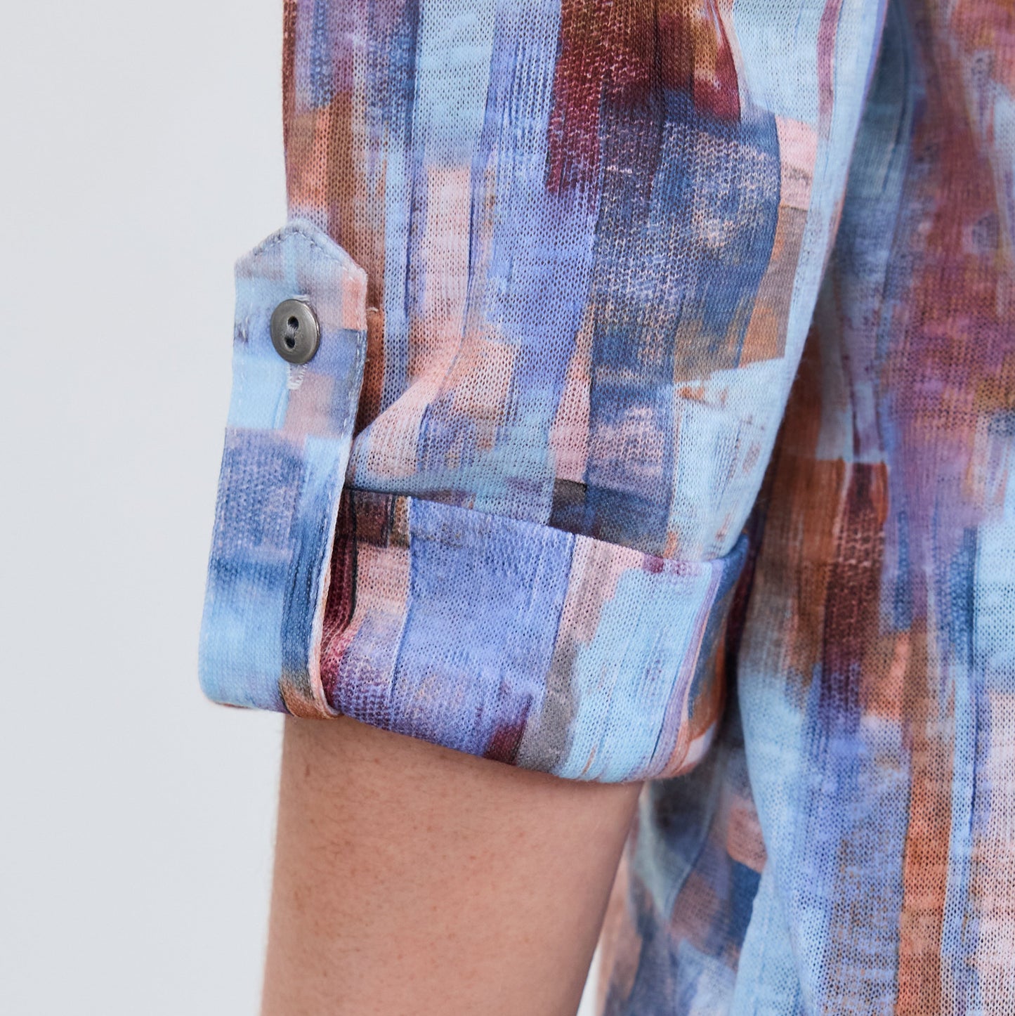 FDJ - Abstract Print Henley Top