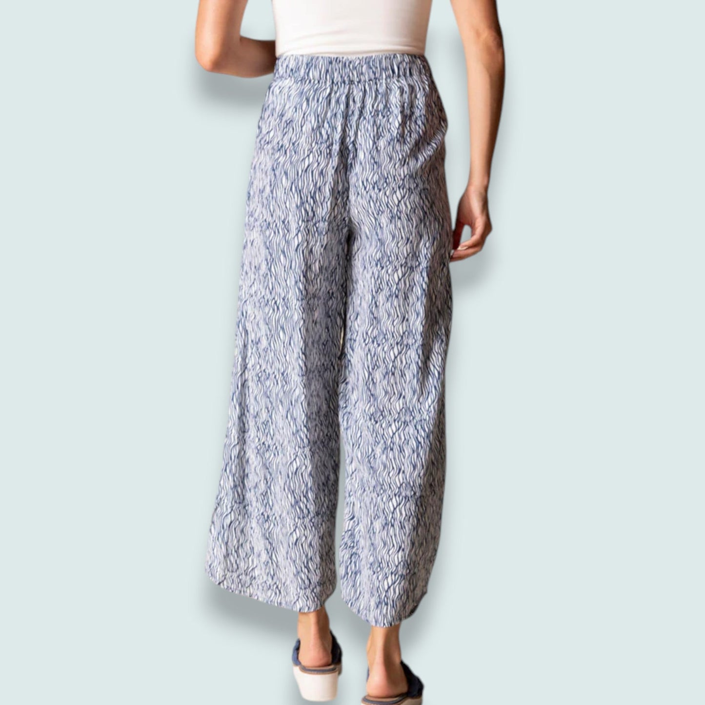 Habitat - Coastal Wave Wide Leg Pant