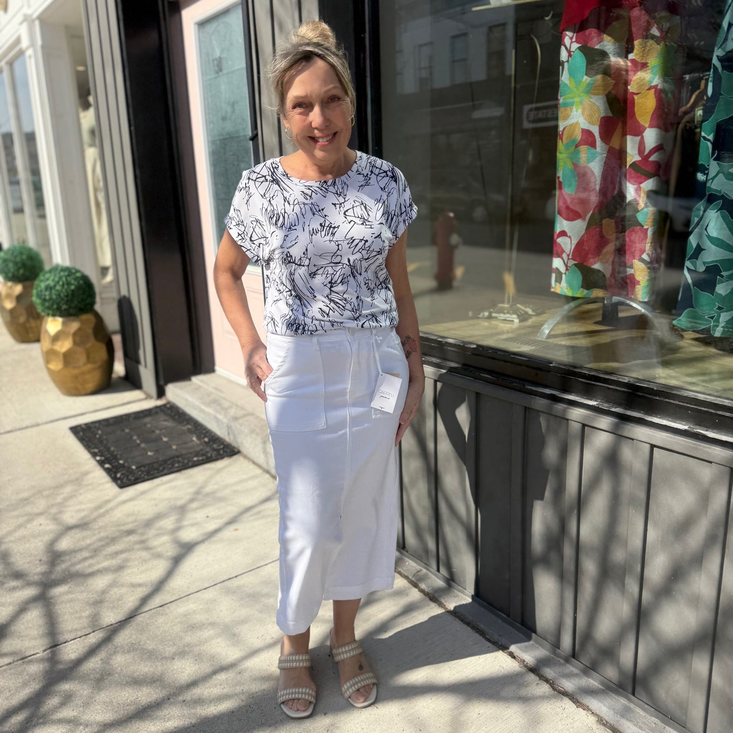 Carreli - Maxi Skirt With Front Slit