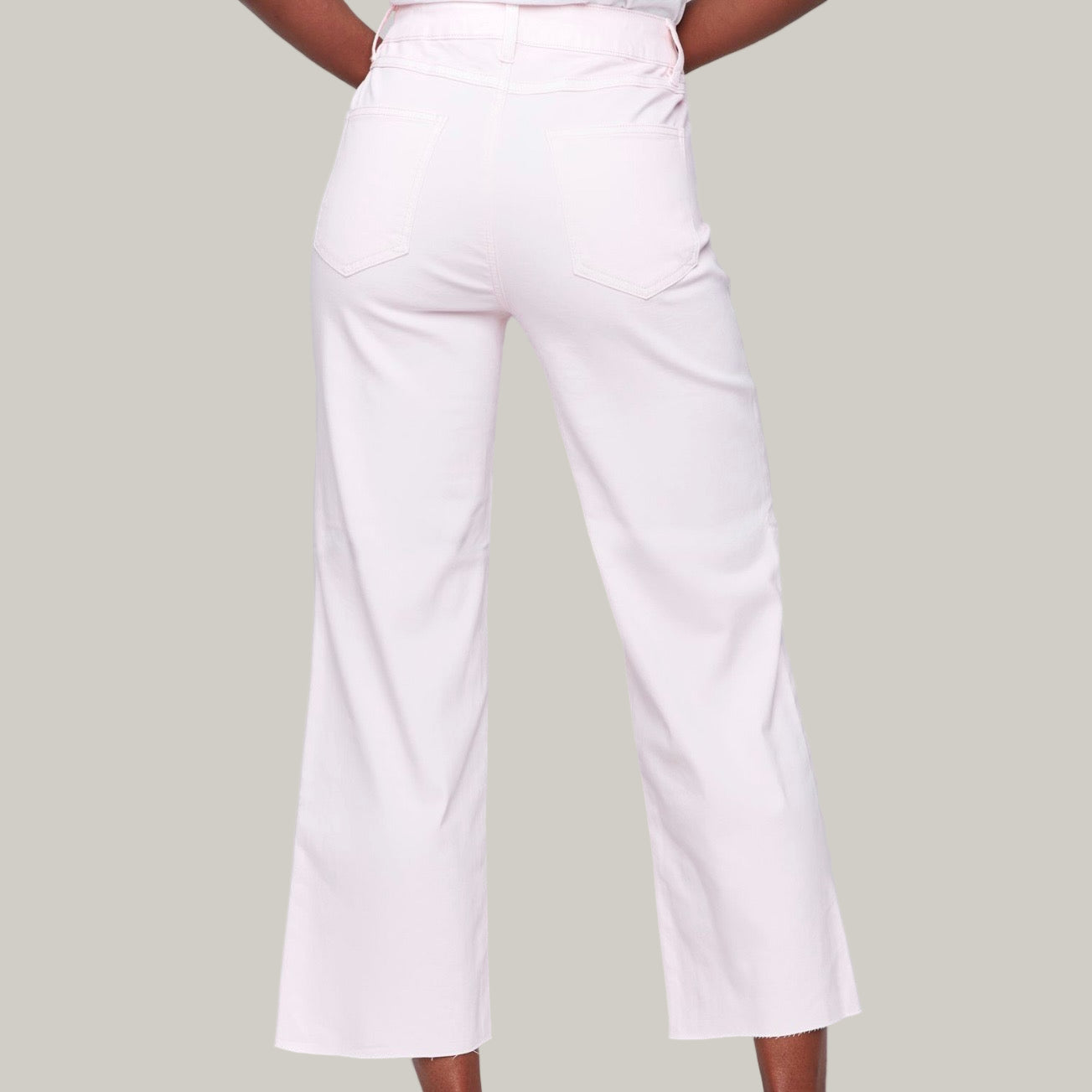 Charlie B - Flared Pants With Raw Edge
