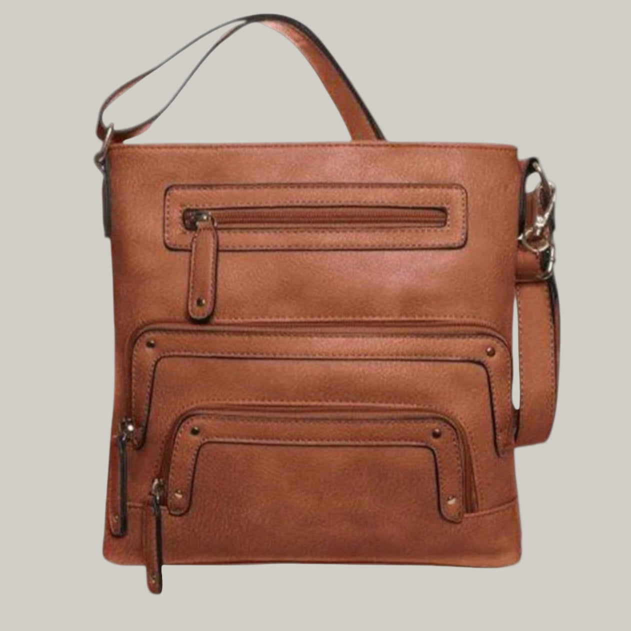 La Diva - Multi Zipper Handbag