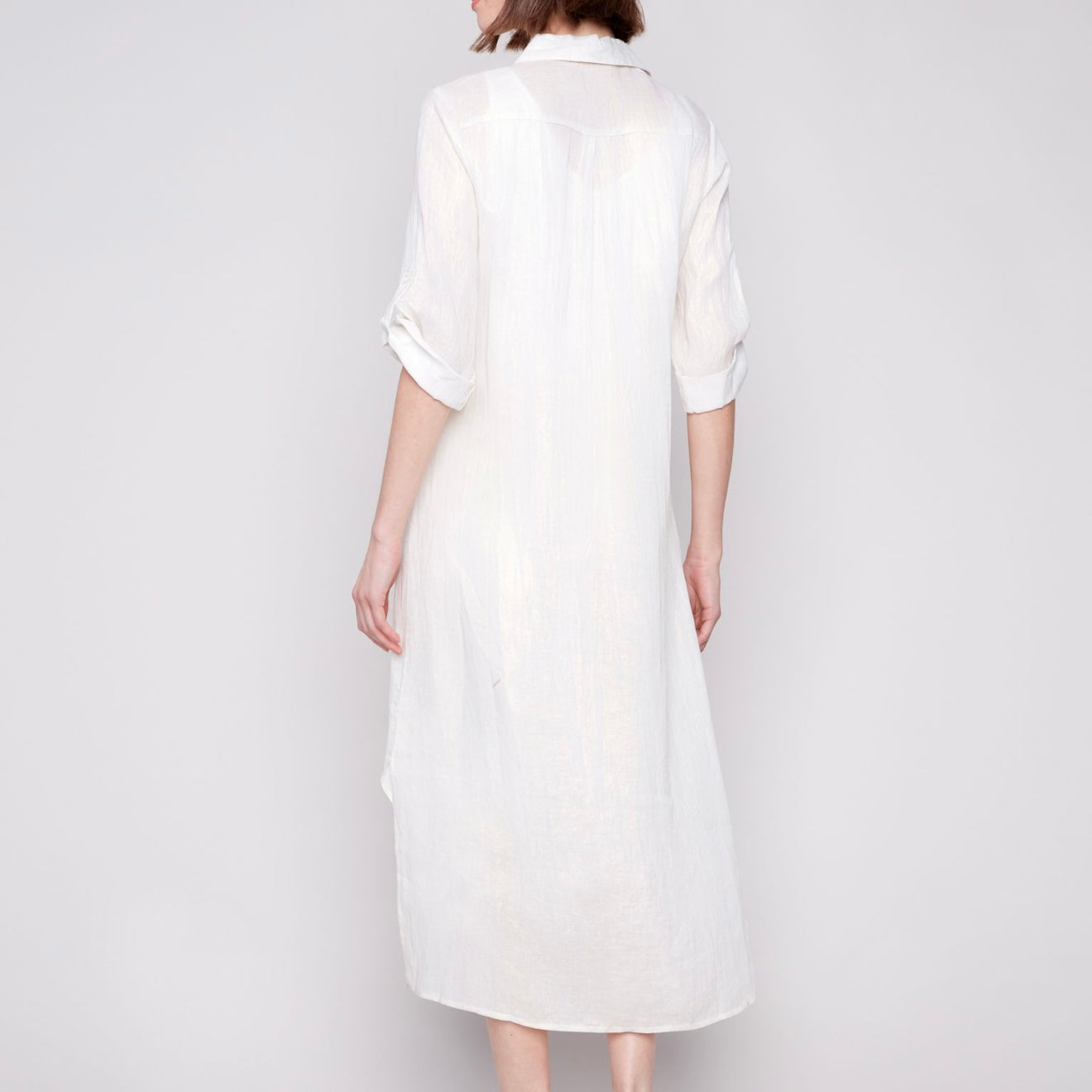 Charlie B - Foil Linen Tunic Dress