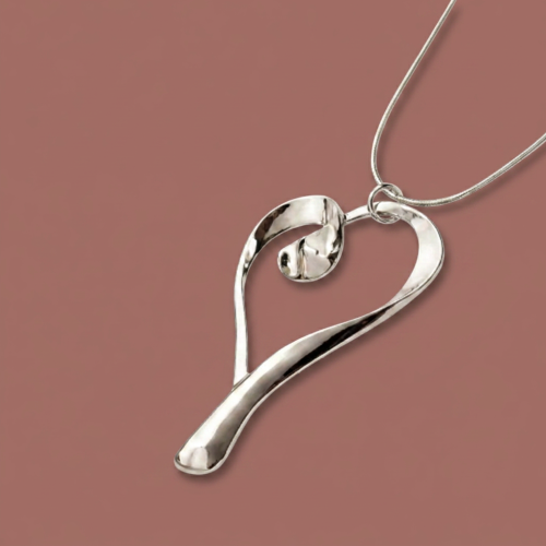 Audrey's - Open Heart Pendant Necklace