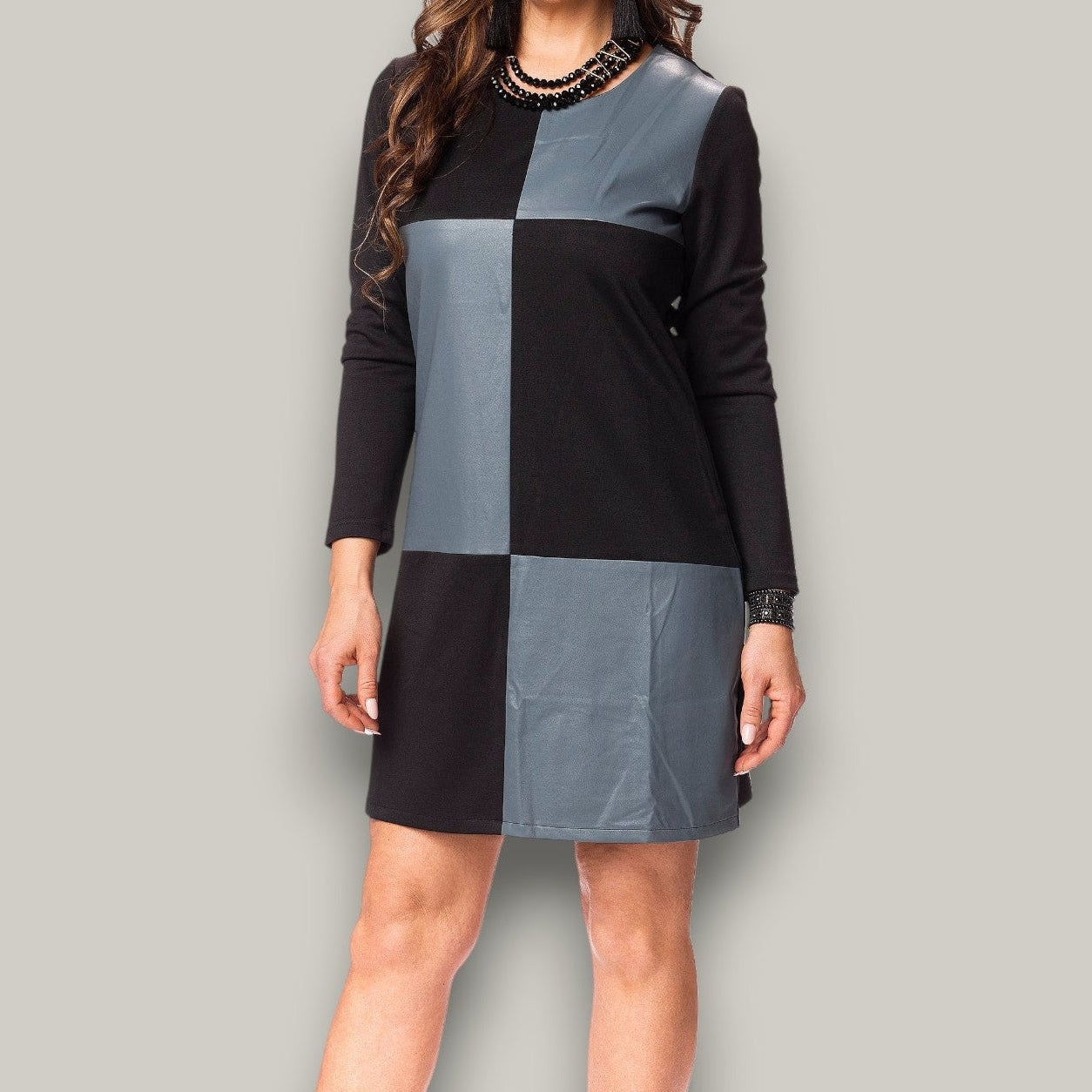 Minkas - Colour-Block Dress