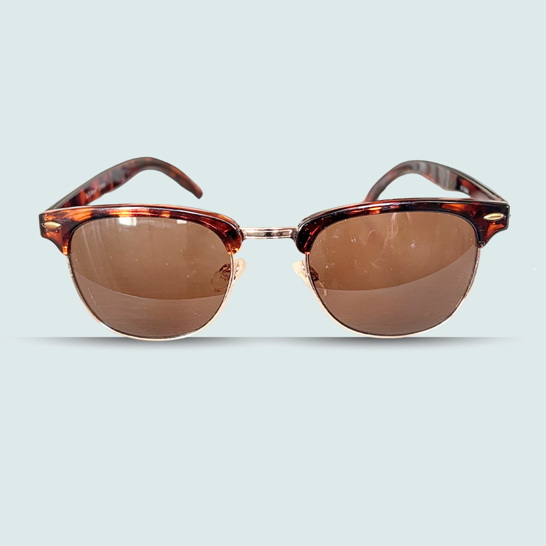 A.J Morgan - Half-Rim Rounded Sunglasses