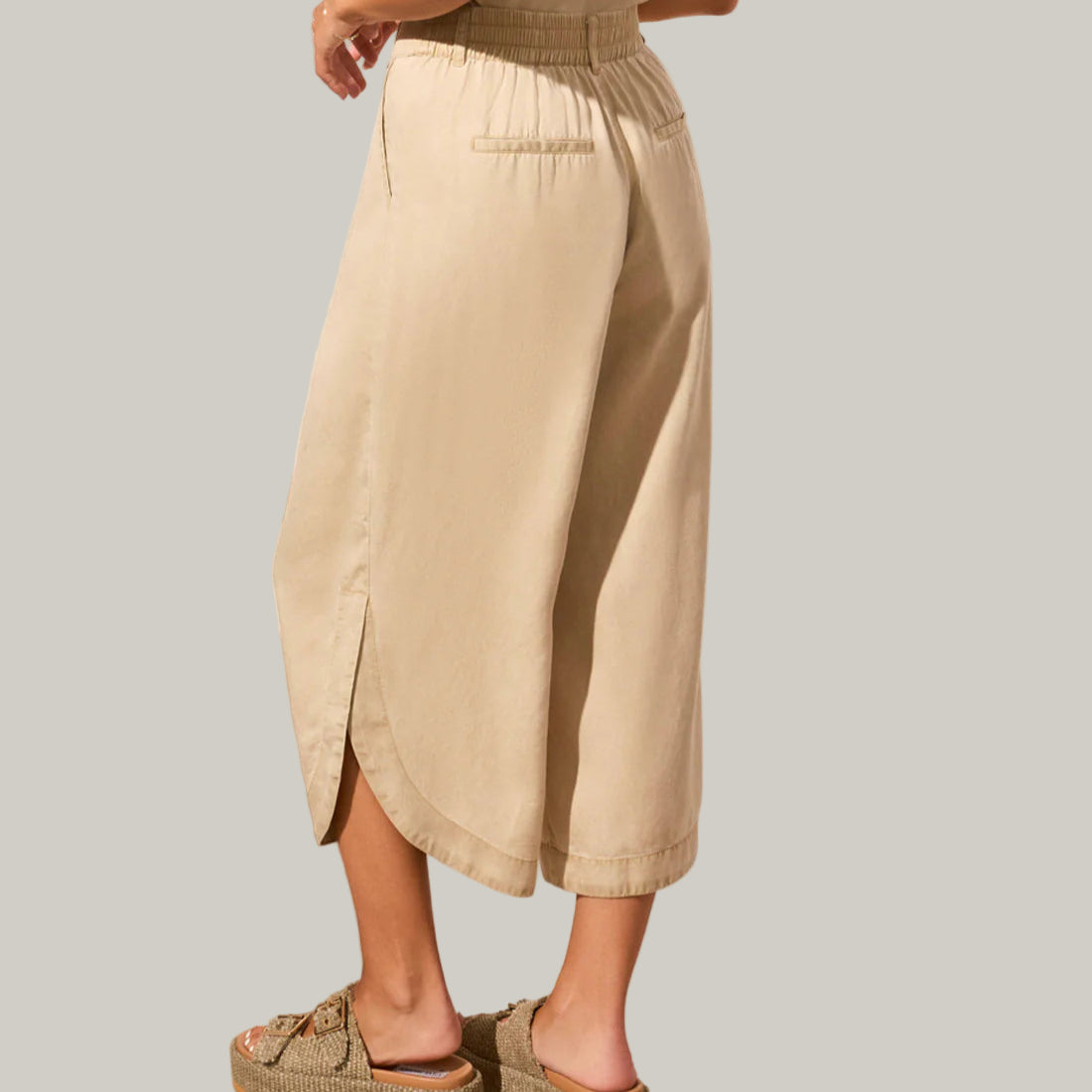 Tribal - Flowy Printed Pant With Tulip Hem