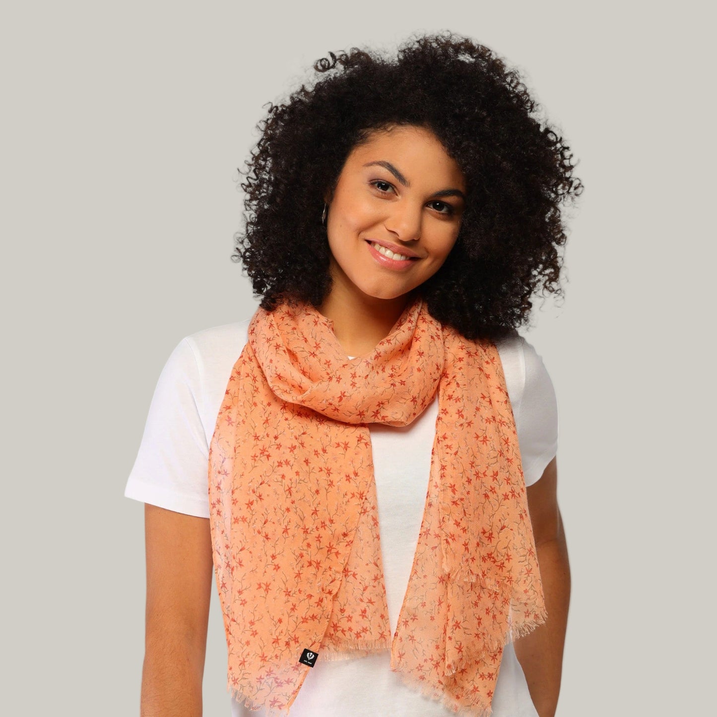 Fraas - Mille Fleur Polyester Print Scarf