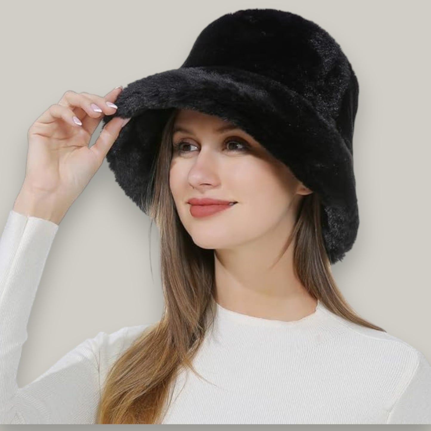 Belle Dame - Faux Fur Bucket Hat