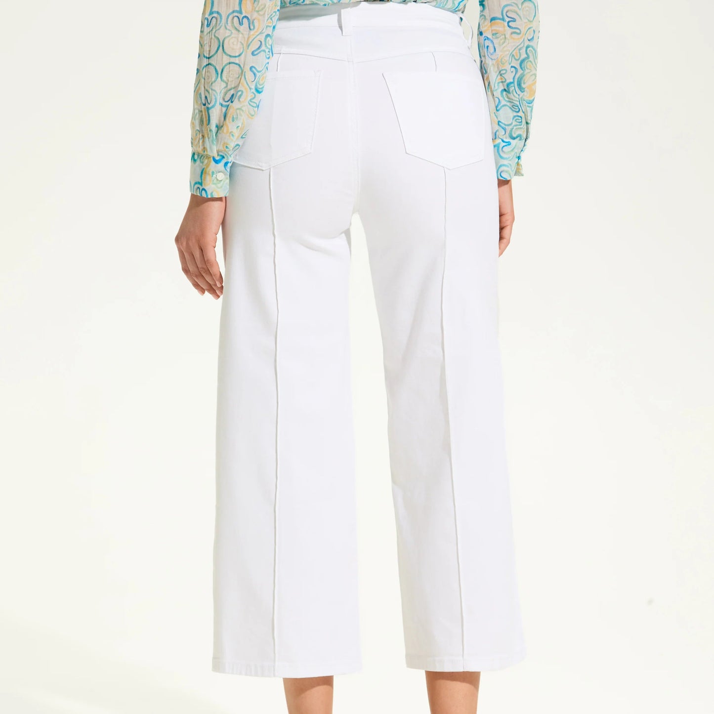 FDJ - Suzanne Wide Leg Crop Denim Pants