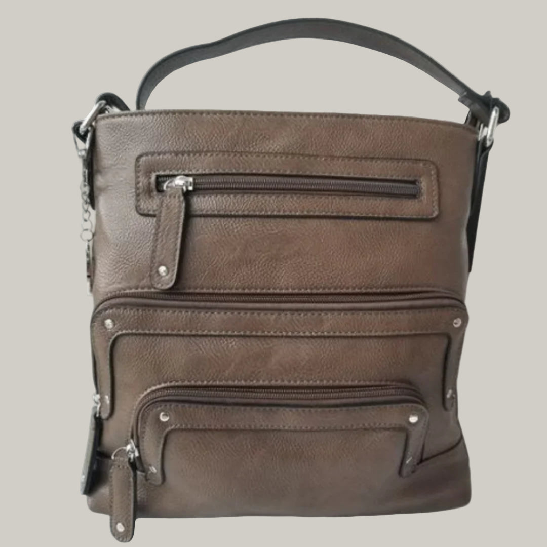 La Diva - Multi Zipper Handbag