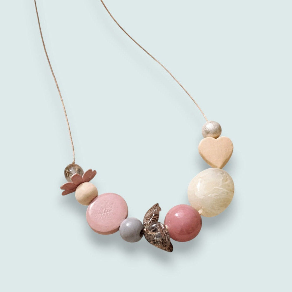 Audrey's - Blush Harmony Statement Necklace