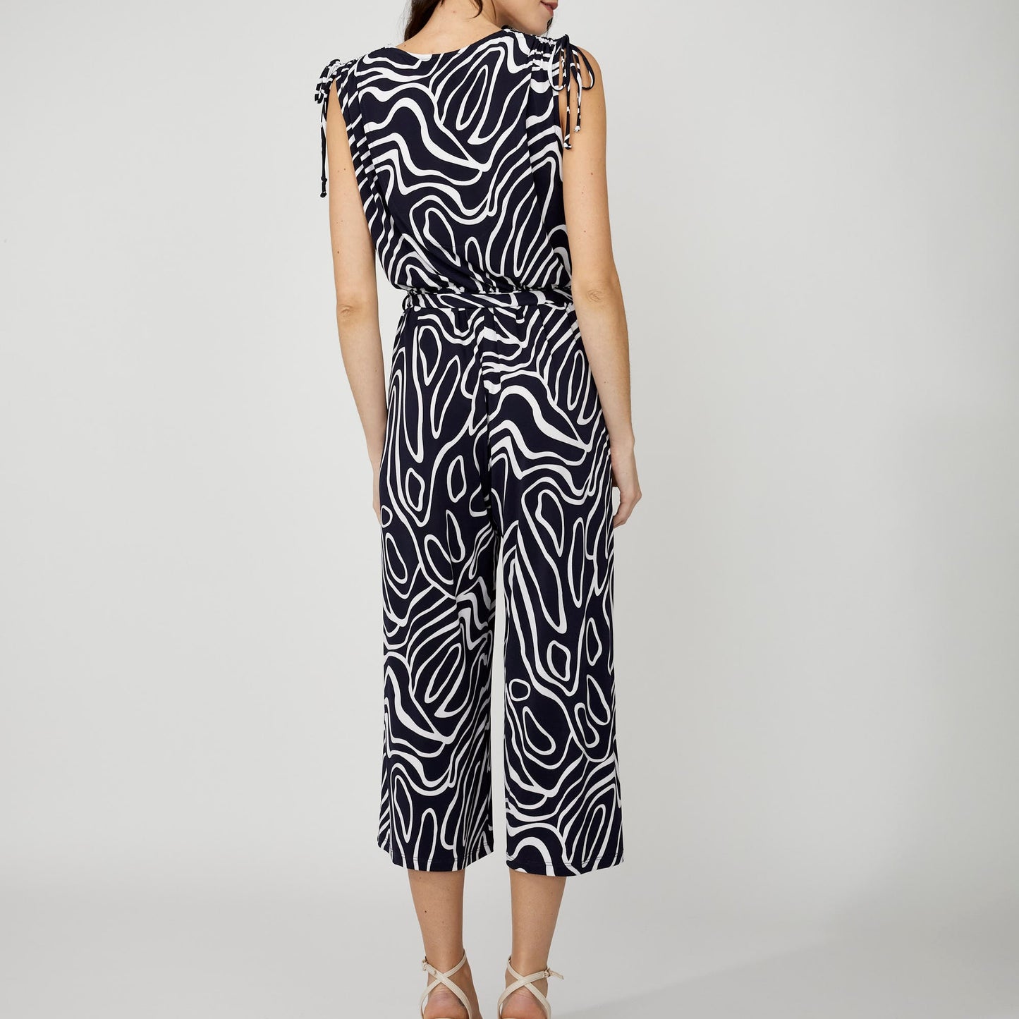 Compli K - Cropped V-Neck Jumpsuit