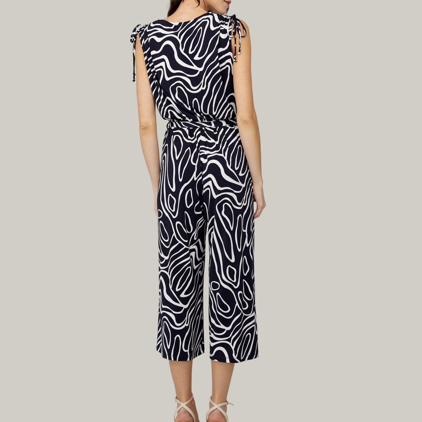 Compli K - Cropped V-Neck Jumpsuit