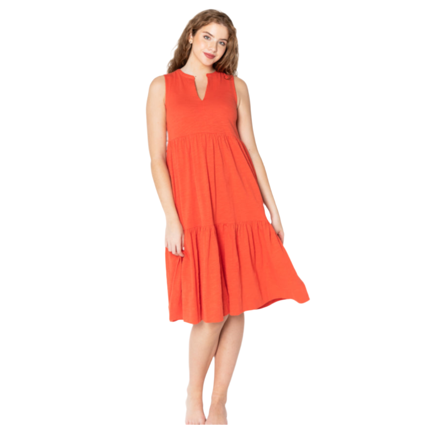 C'est Moi - Cotton Tier Tank Dress