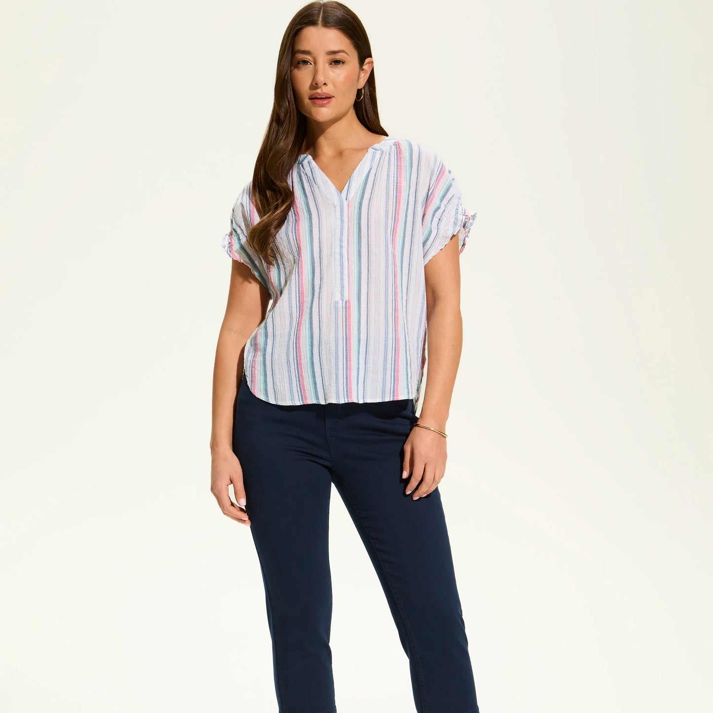 FDJ - Short Sleeve Stripe Top