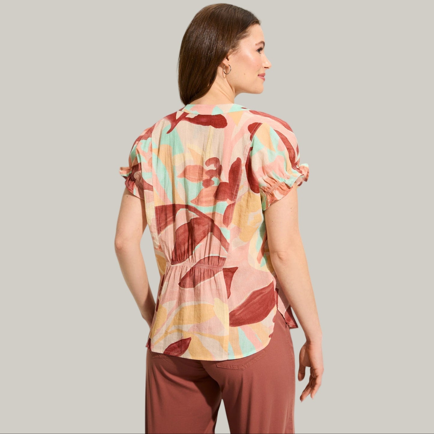 FDJ - Crinkle Printed Top