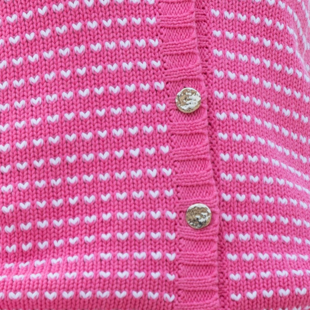 Marble - Button-Up Cardigan With Gold Buttons