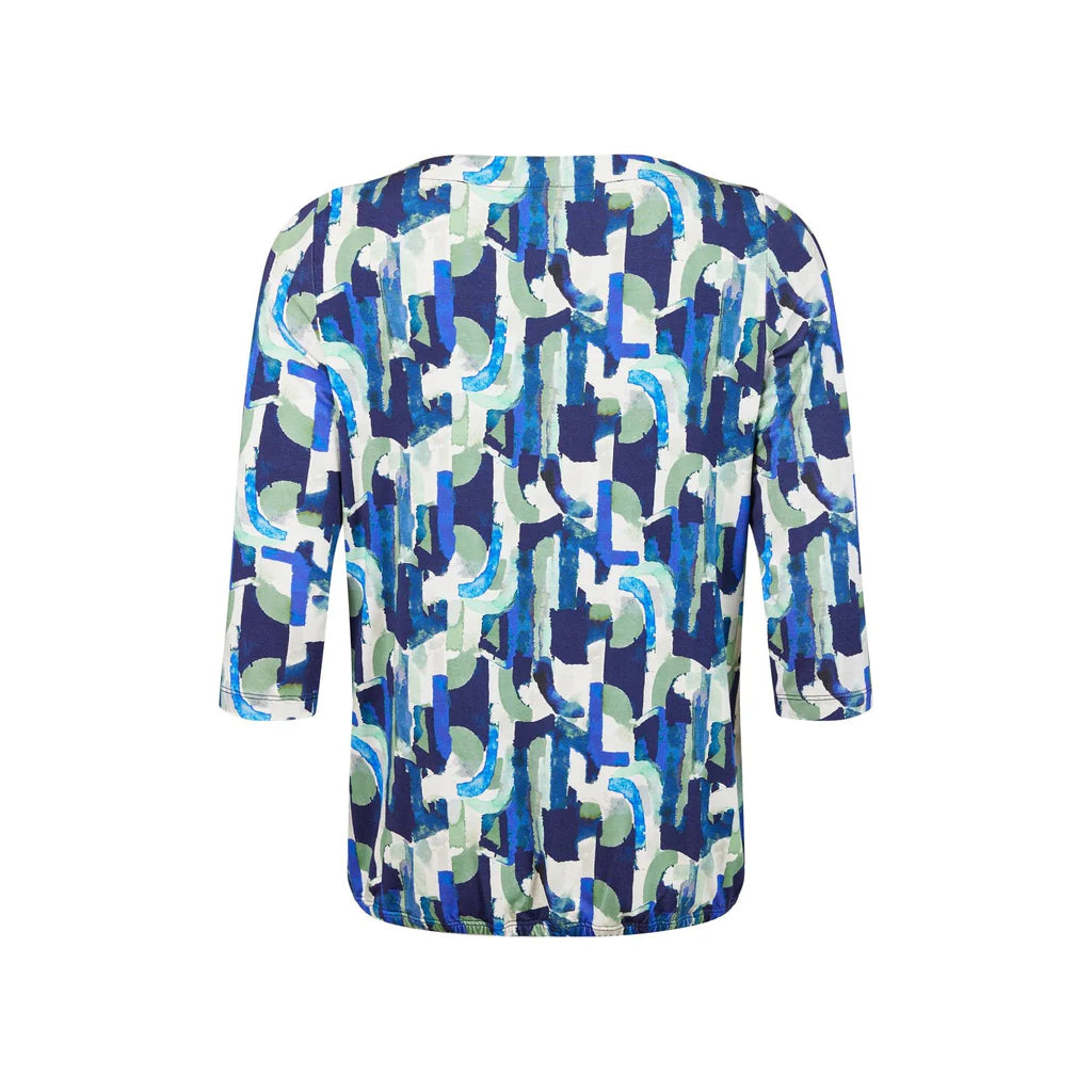 Sunday - 3/4 Sleeve Patterned Top