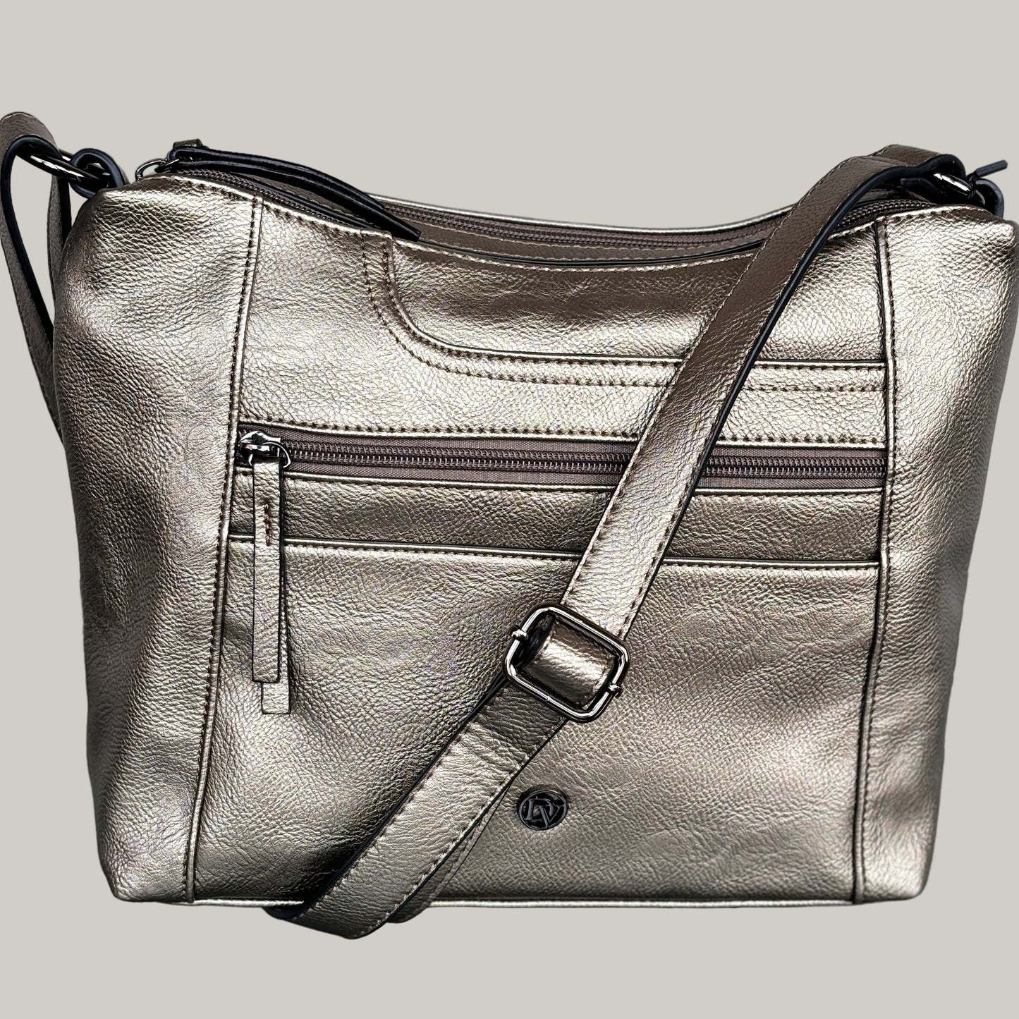La Diva - Double Top Zip Closure Purse